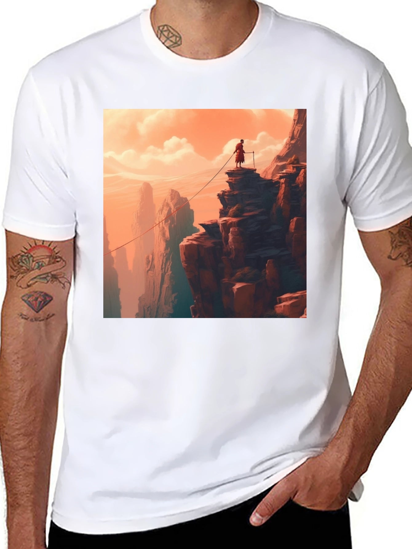 Monks Peril T-Shirt: Mountain Adventure Tee