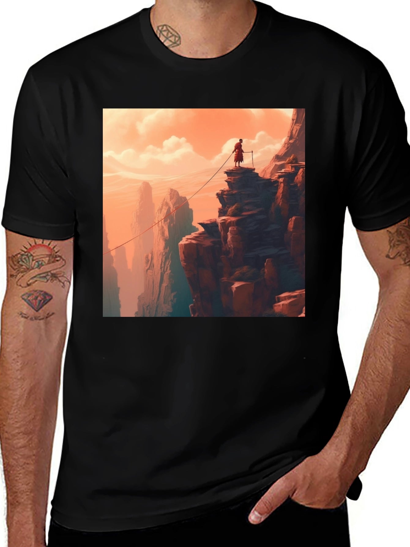 Monks Peril T-Shirt: Mountain Adventure Tee