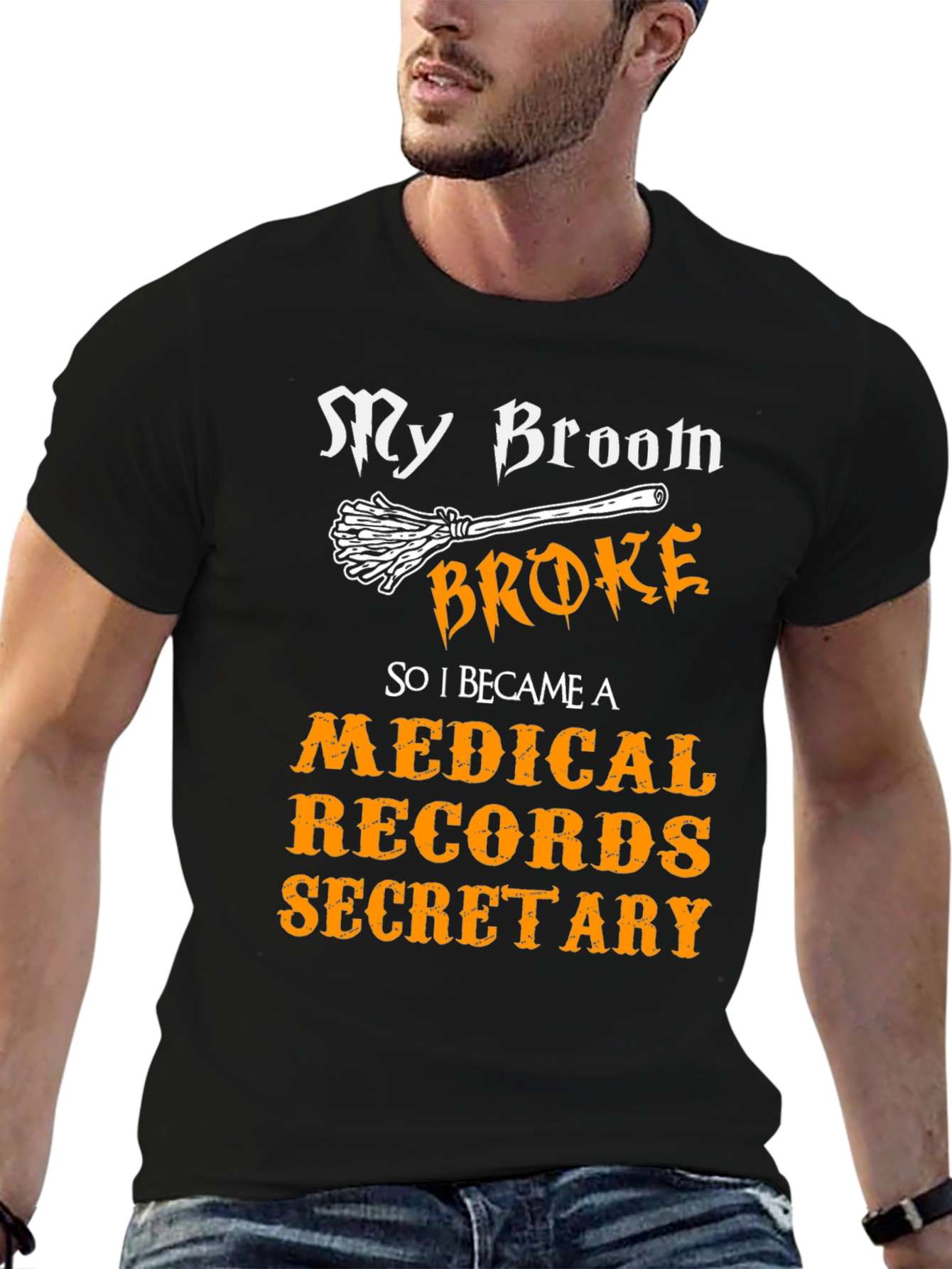Medical Records Secretary Halloween T-Shirt