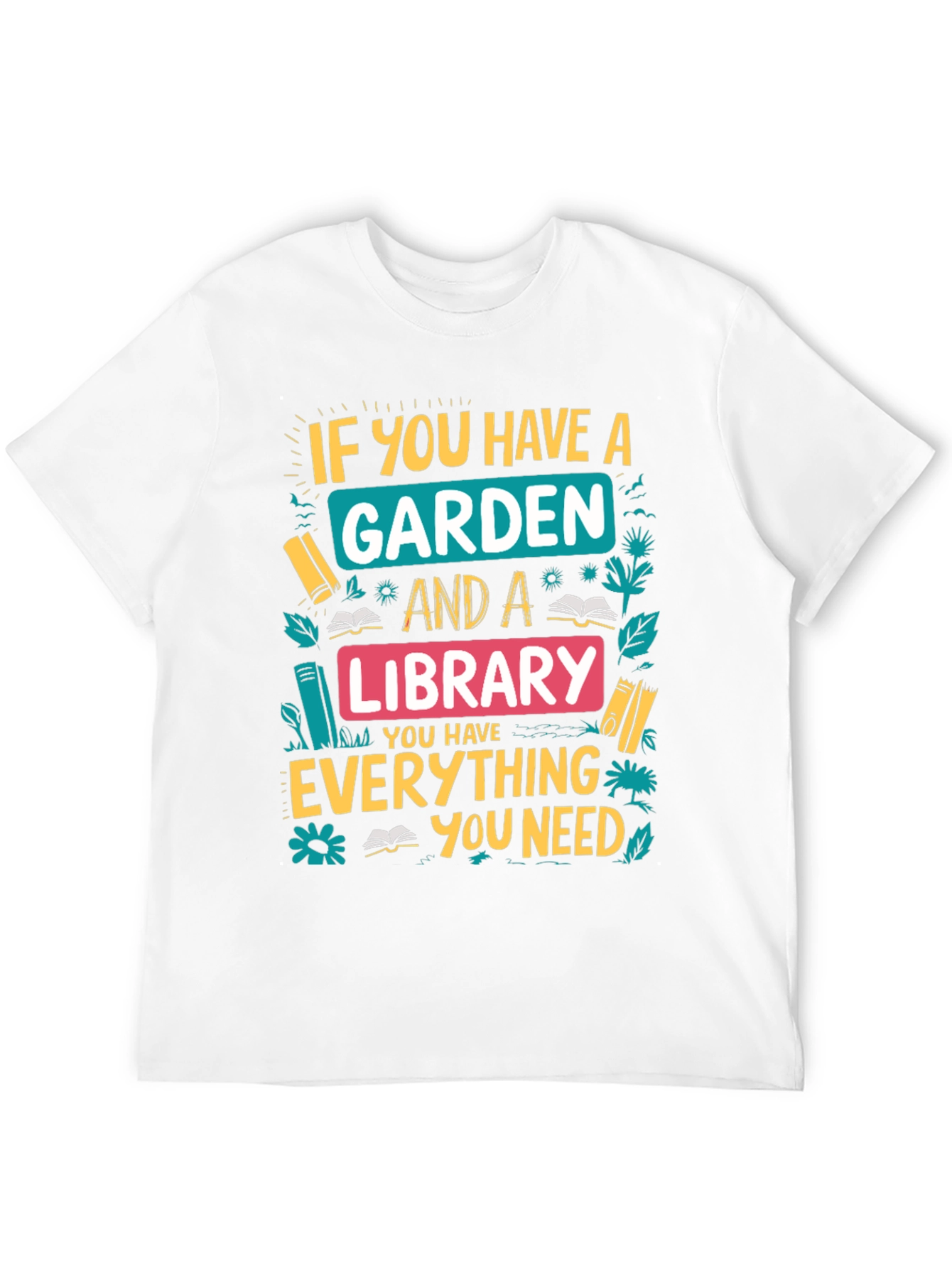 Garden and Library T-Shirt: Everything You Need