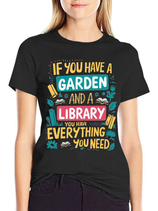Garden and Library T-Shirt: Everything You Need