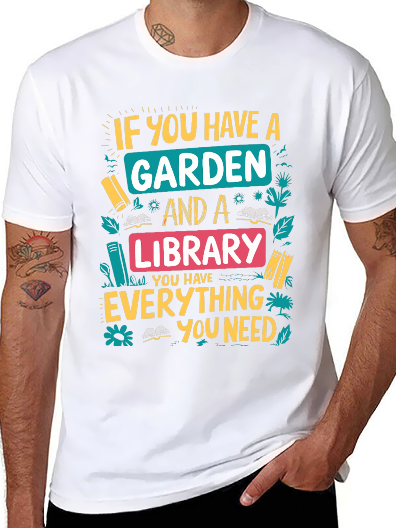 Garden and Library T-Shirt: Everything You Need