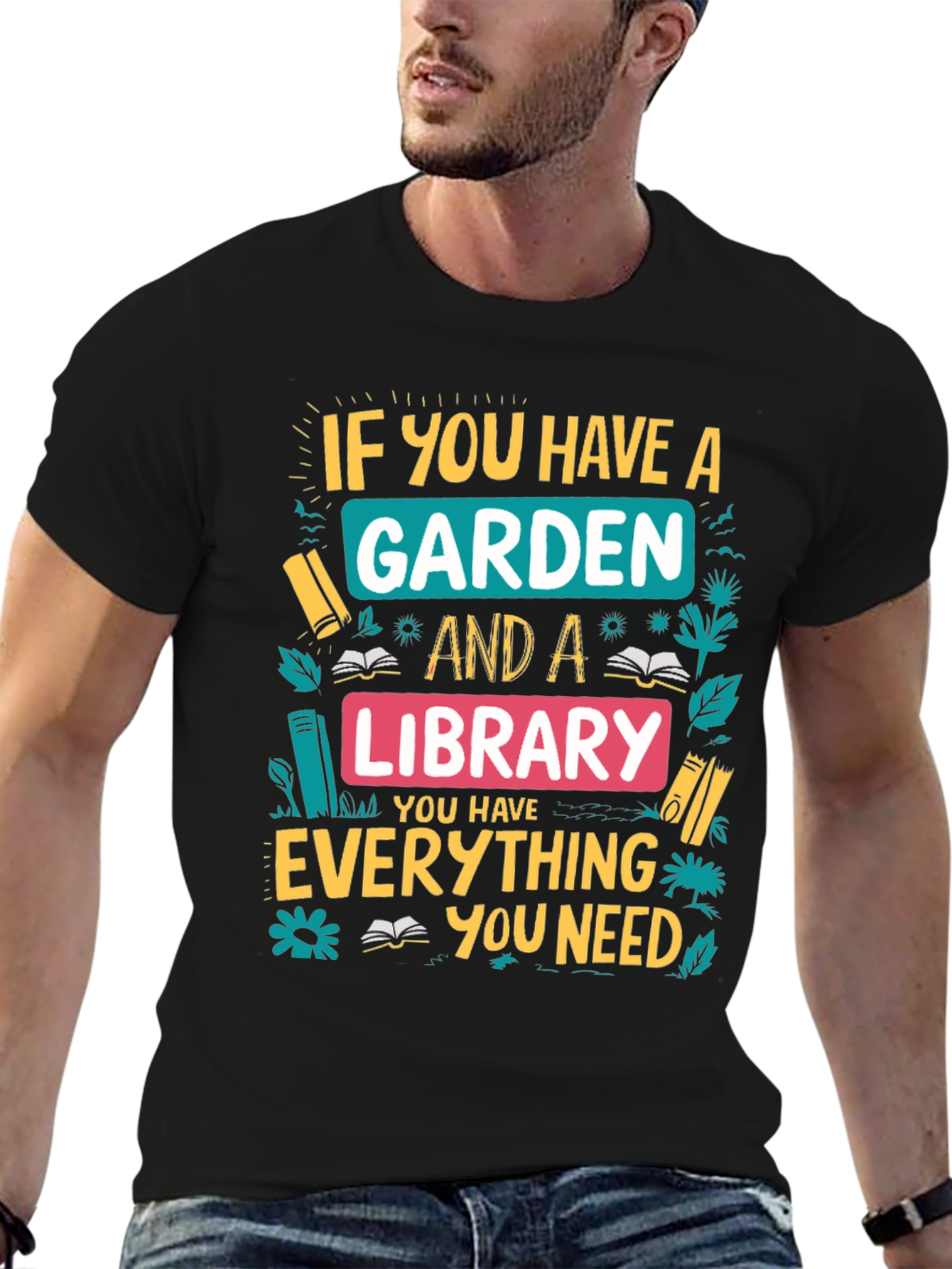 Garden and Library T-Shirt: Everything You Need