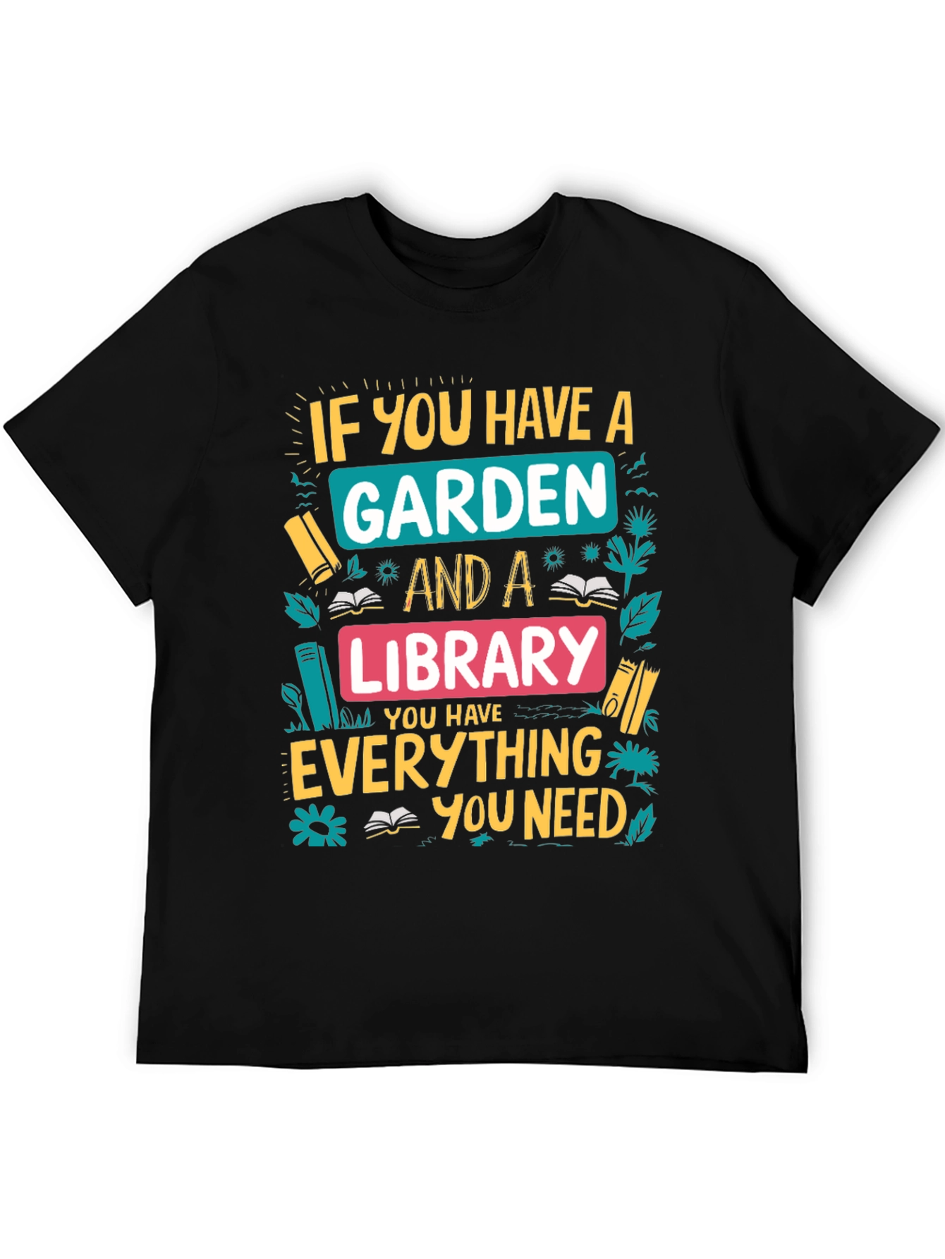 Garden and Library T-Shirt: Everything You Need