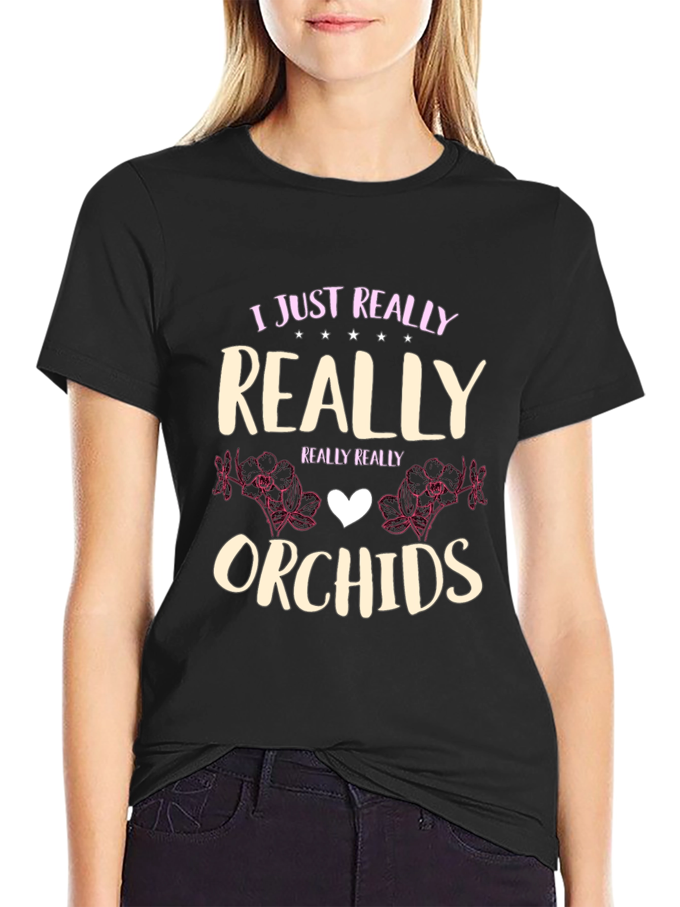 I Just Really Love Orchids T-Shirt