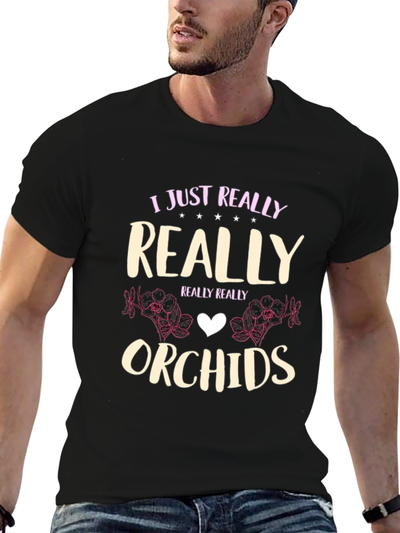 I Just Really Love Orchids T-Shirt