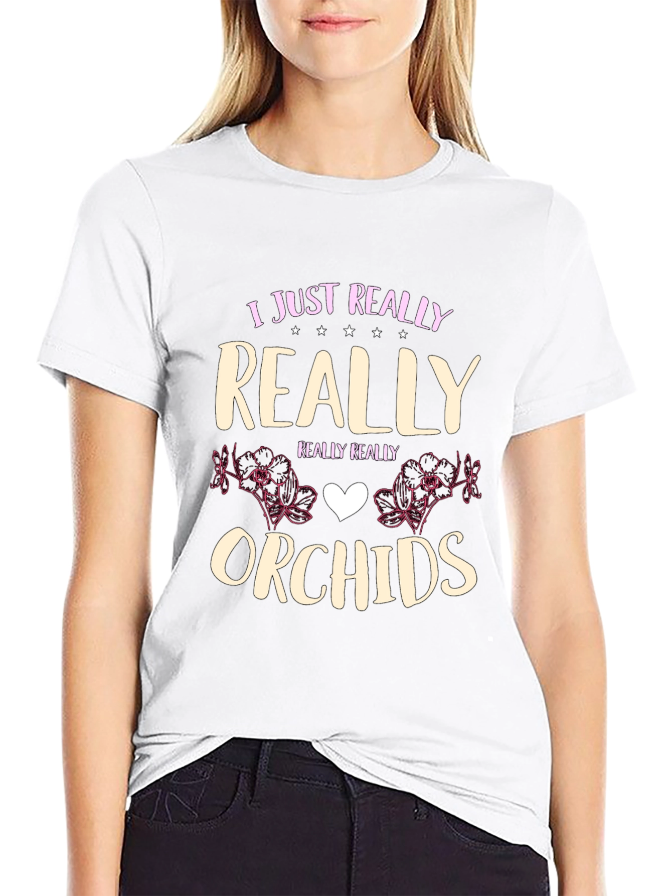 I Just Really Love Orchids T-Shirt