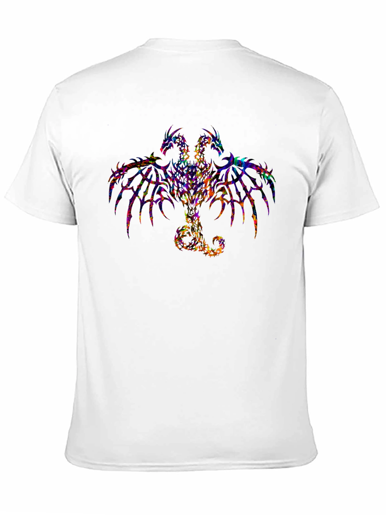 Three-Headed Dragon Graphic Tee - Black