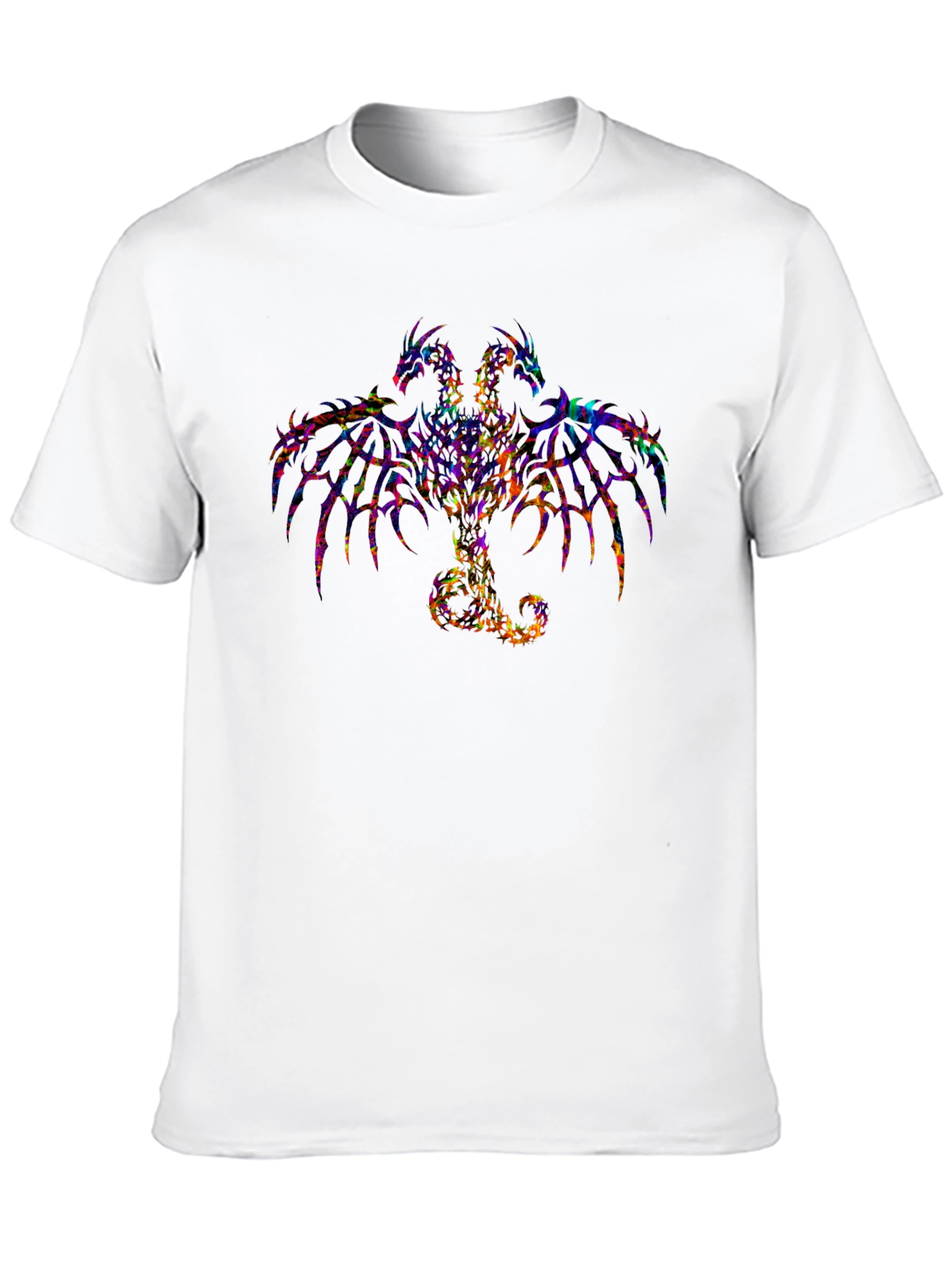 Three-Headed Dragon Graphic Tee - Black