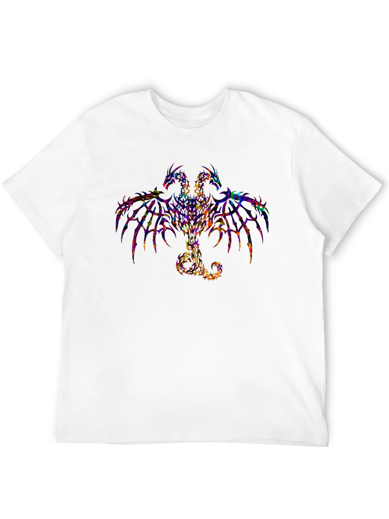 Three-Headed Dragon Graphic Tee - Black
