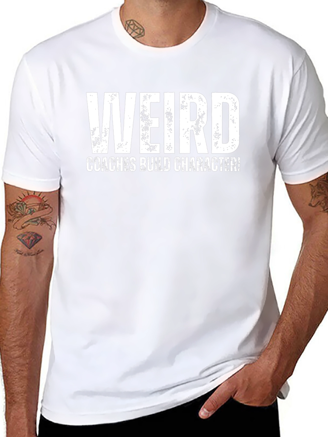 Weird Coaches Build Character Graphic T-Shirt