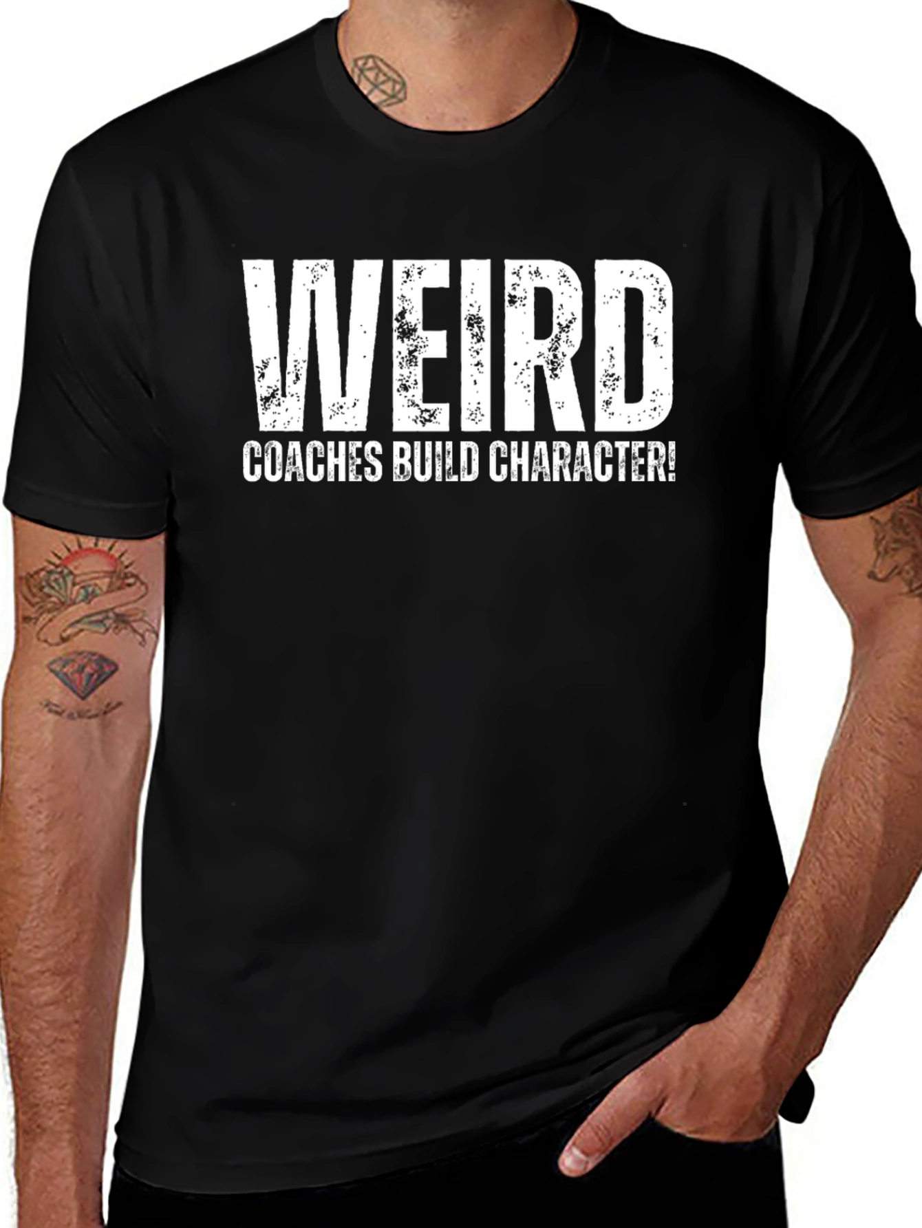 Weird Coaches Build Character Graphic T-Shirt