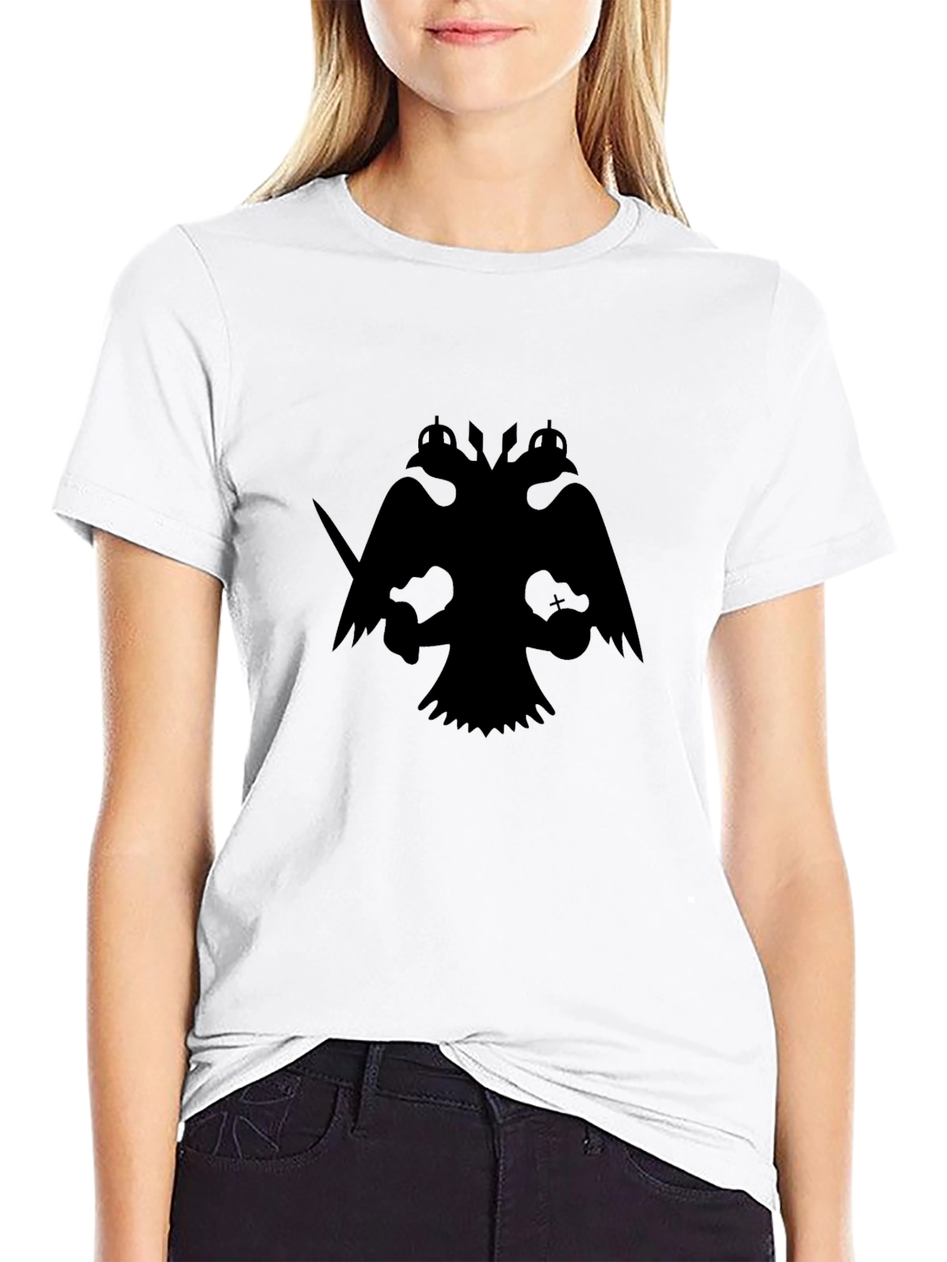 Double-Headed Eagle Black T-Shirt