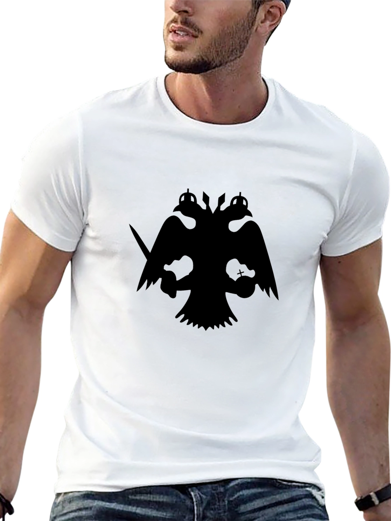 Double-Headed Eagle Black T-Shirt