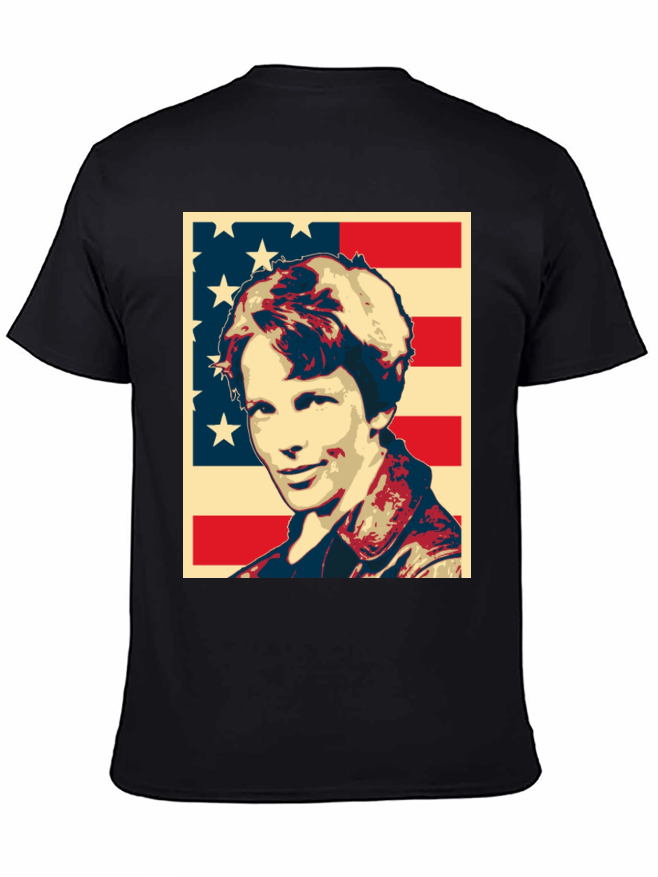 Retro American Flag Graphic Tee