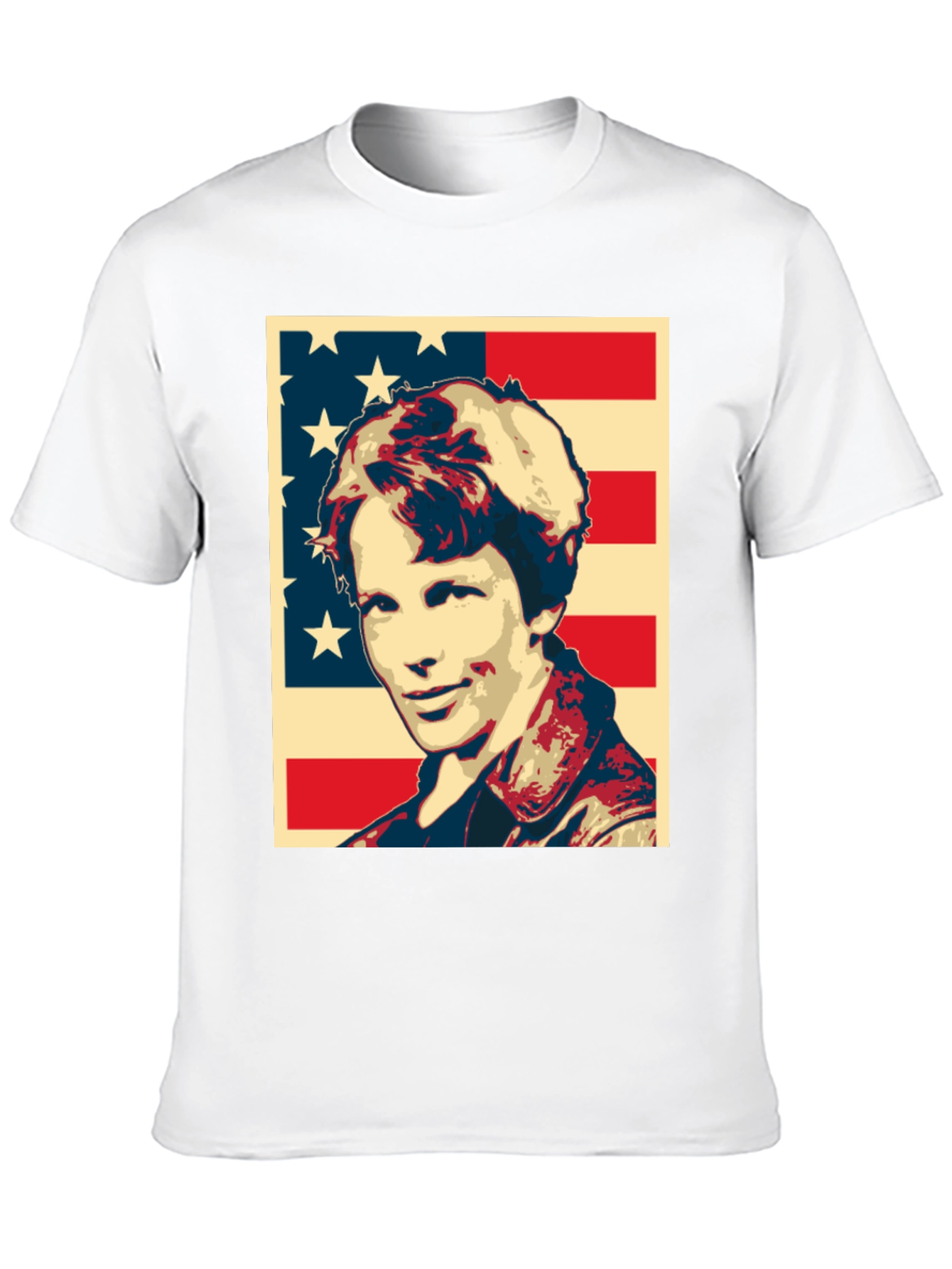 Retro American Flag Graphic Tee