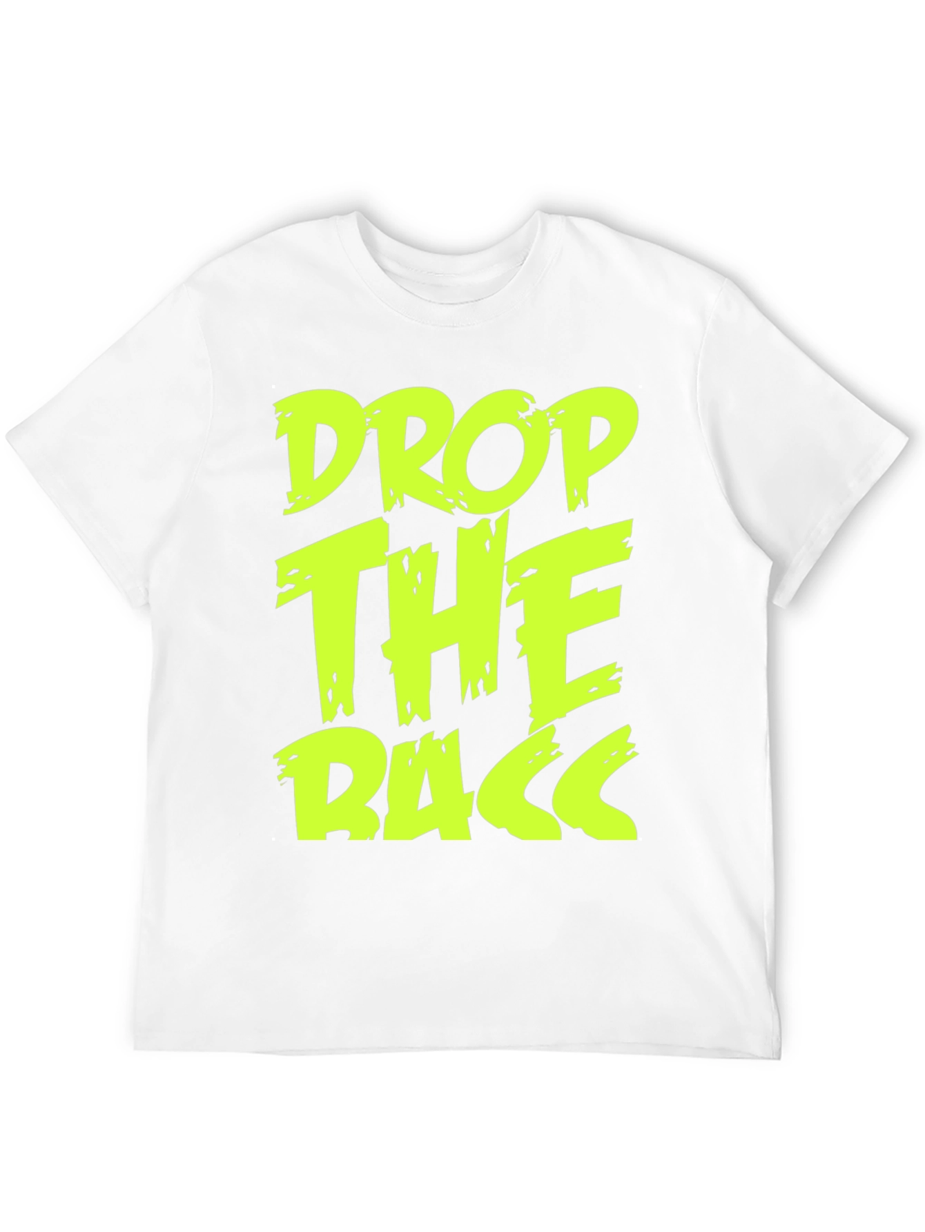 Drop The Bass Graphic Tee - Black Cotton T-Shirt