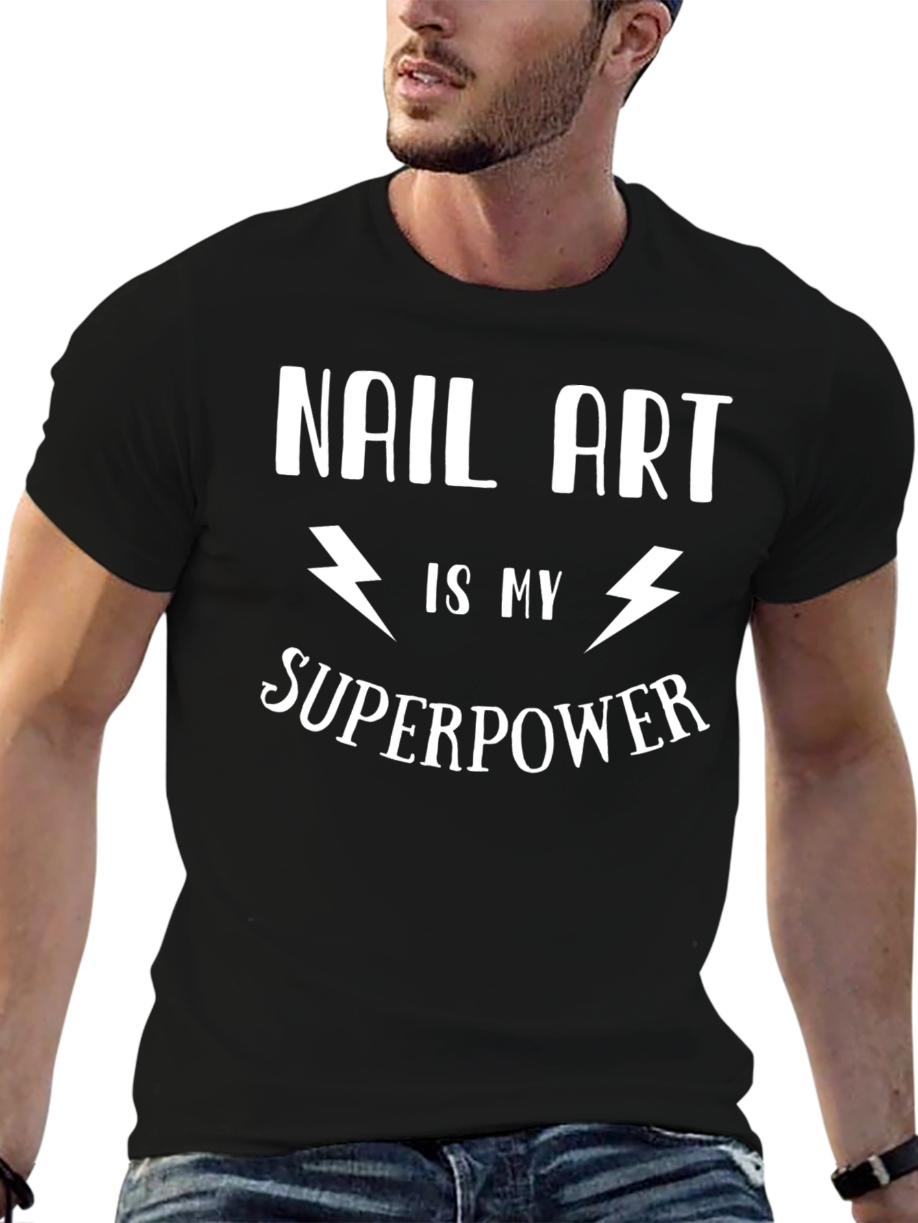 Nail Art Superpower Graphic Tee - Unisex