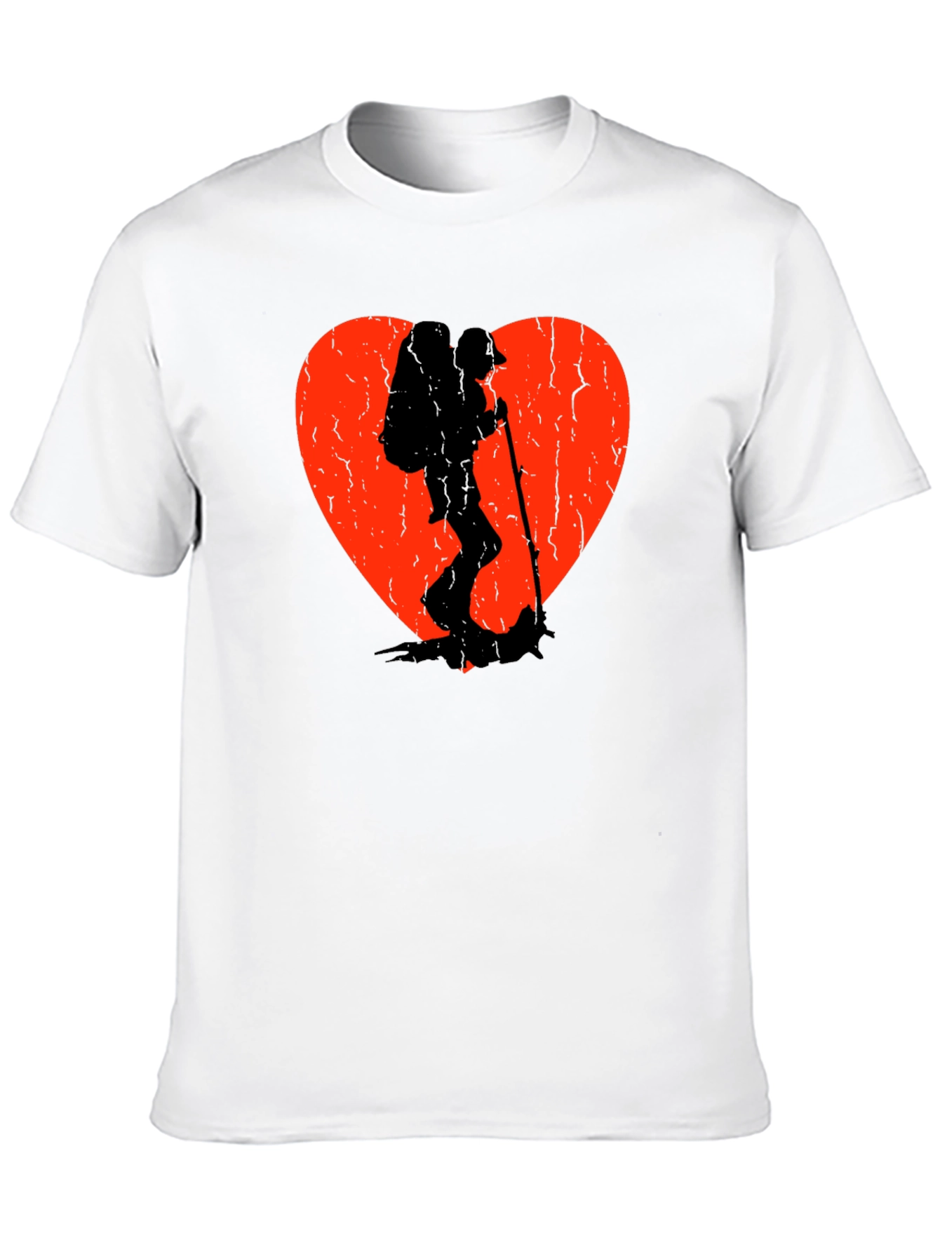 Hiking Heart T-Shirt - Adventure Lovers Tee