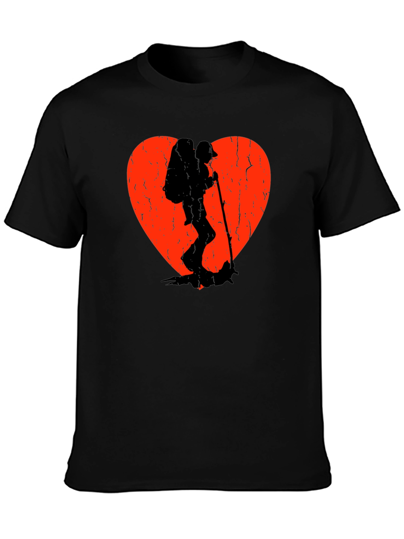 Hiking Heart T-Shirt - Adventure Lovers Tee