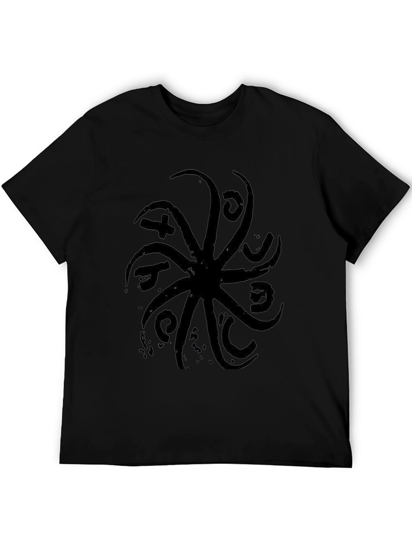 Abstract Octopus Graphic Tee - Soft Cotton
