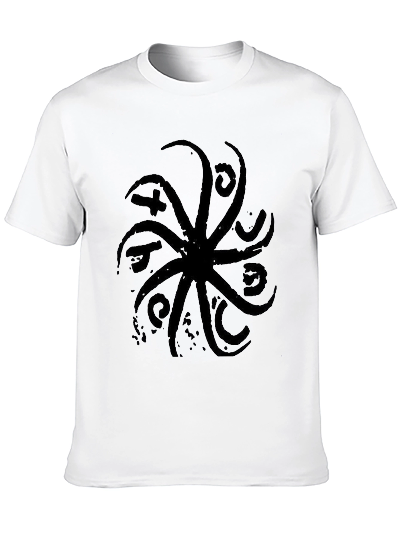 Abstract Octopus Graphic Tee - Soft Cotton