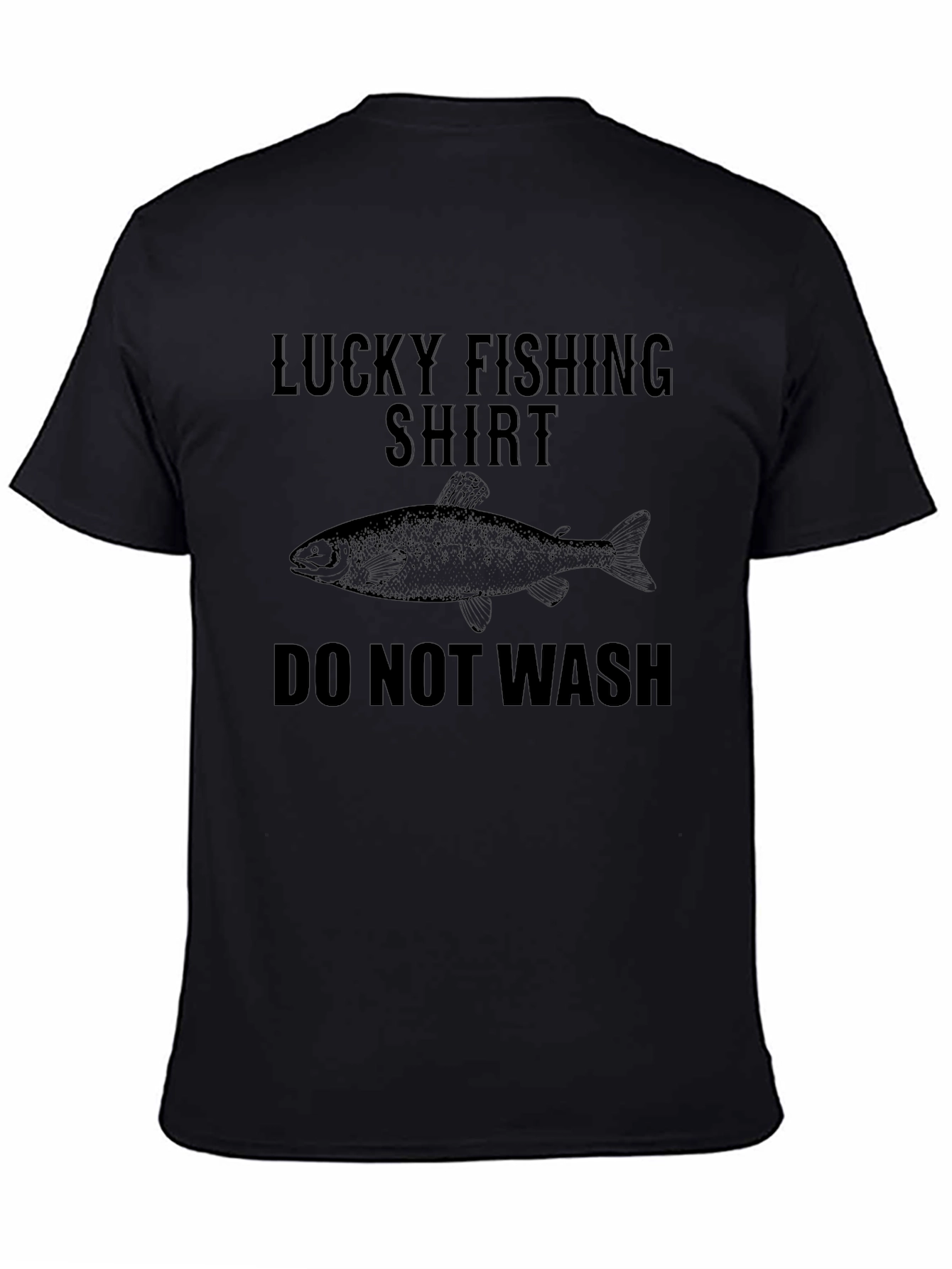 Lucky Fishing Shirt - Novelty Graphic Tee