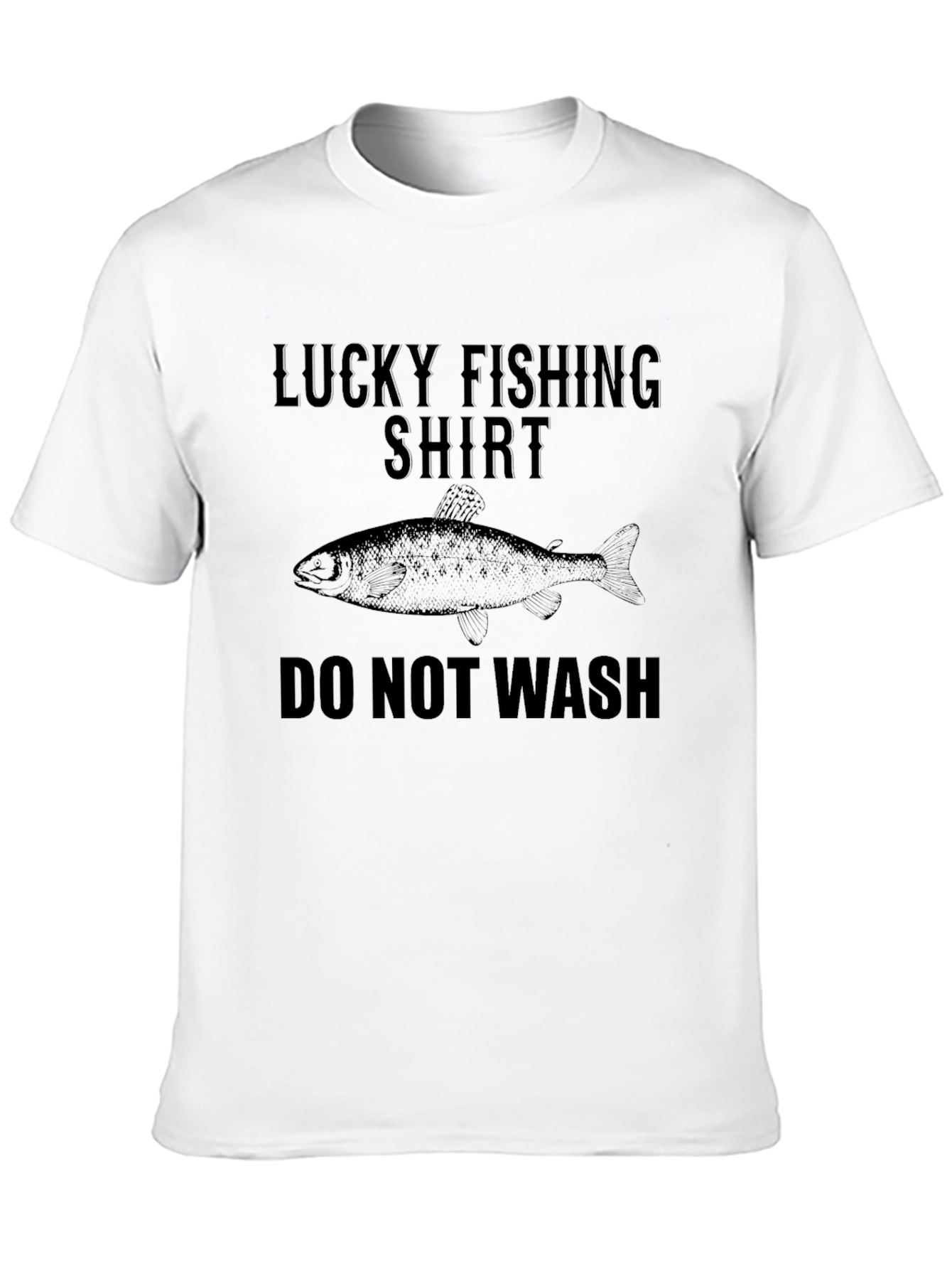Lucky Fishing Shirt - Novelty Graphic Tee