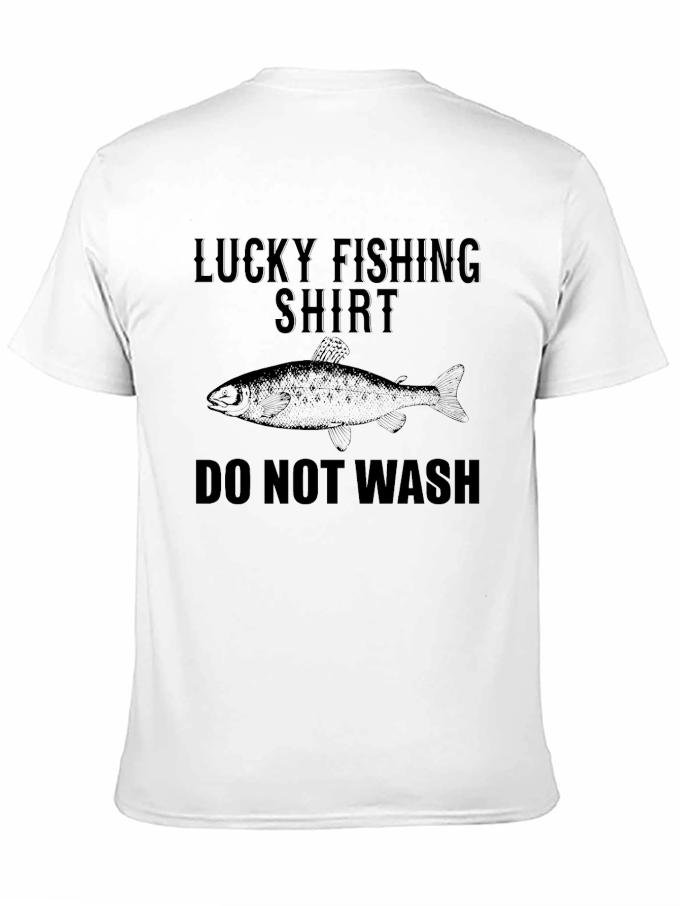Lucky Fishing Shirt - Novelty Graphic Tee