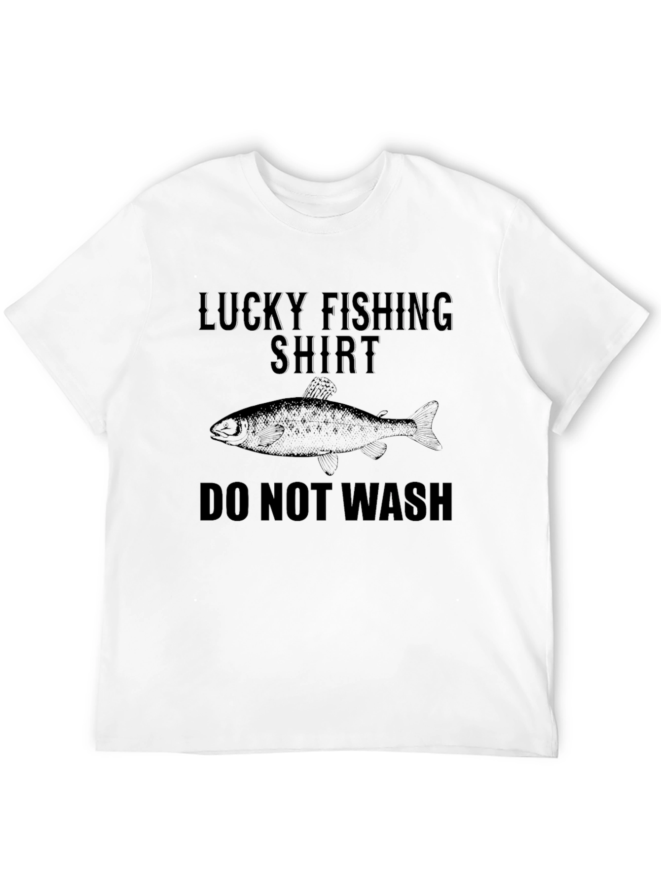 Lucky Fishing Shirt - Novelty Graphic Tee