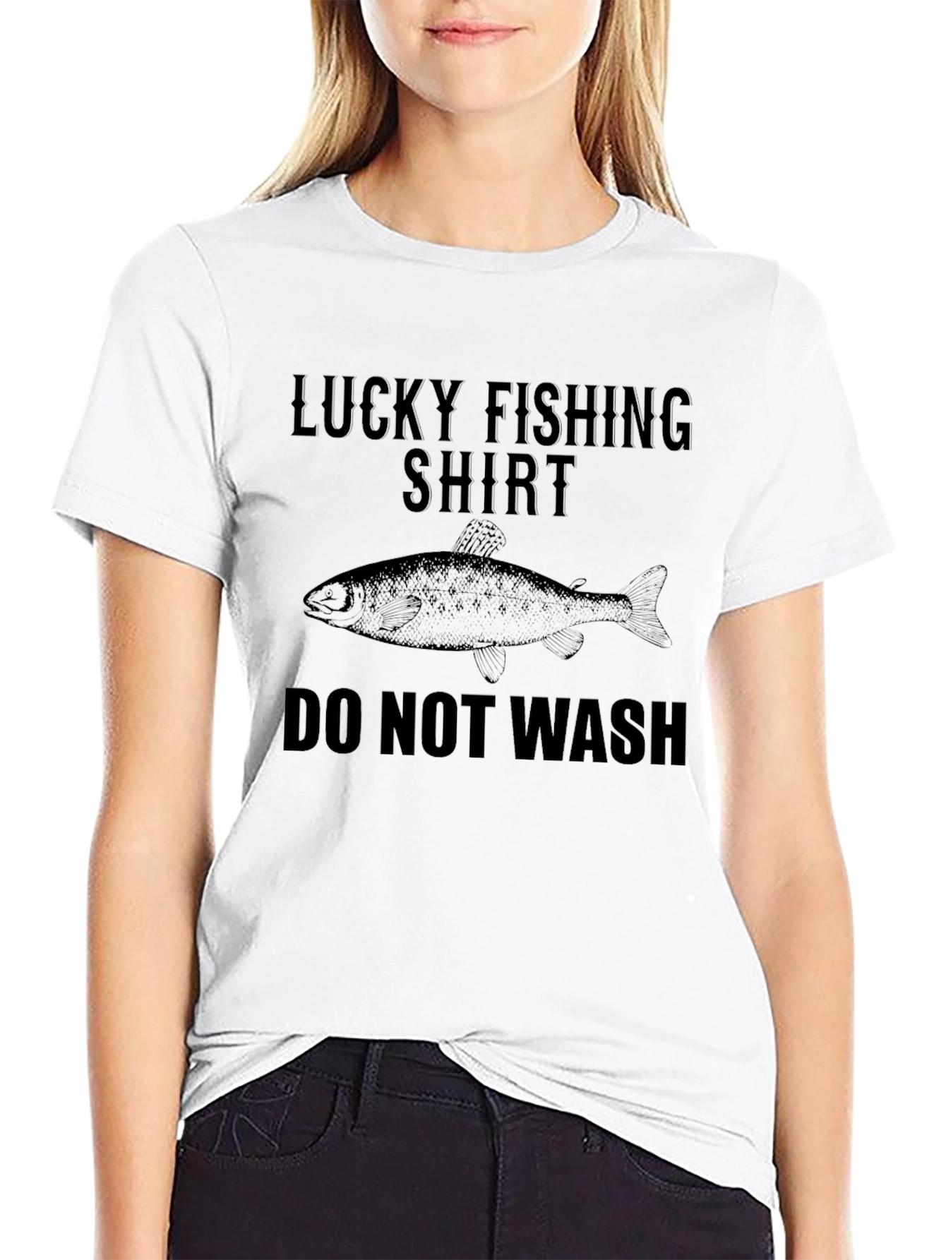Lucky Fishing Shirt - Novelty Graphic Tee