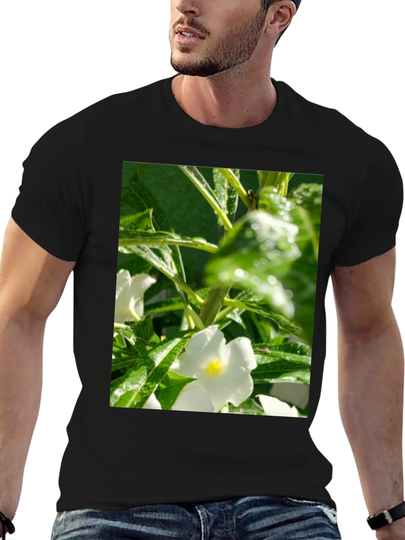 Floral Print T-Shirt: Fresh & Stylish