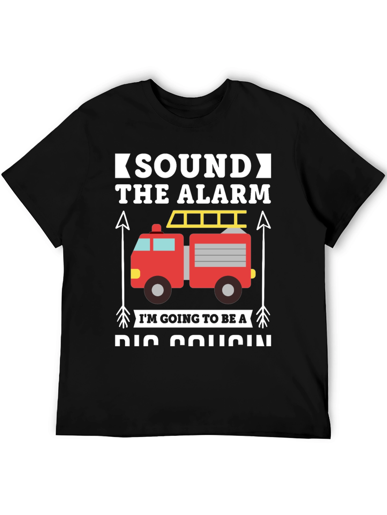Big Cousin Firetruck T-Shirt
