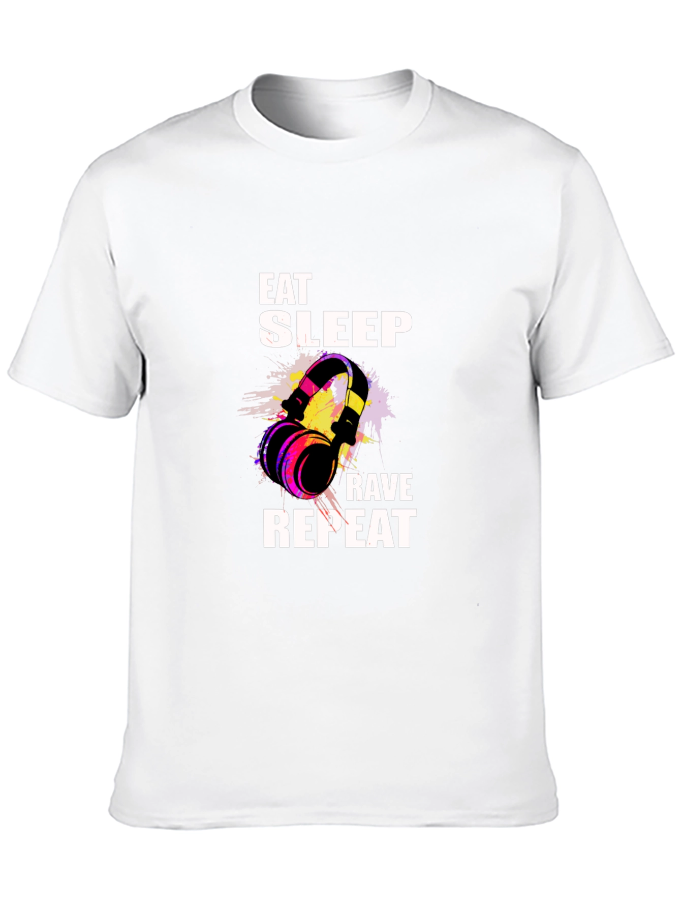 Eat Sleep Rave Repeat Graphic Tee