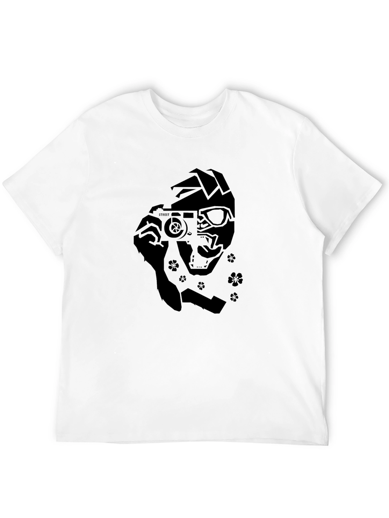 Camera Ninja Graphic Black T-Shirt