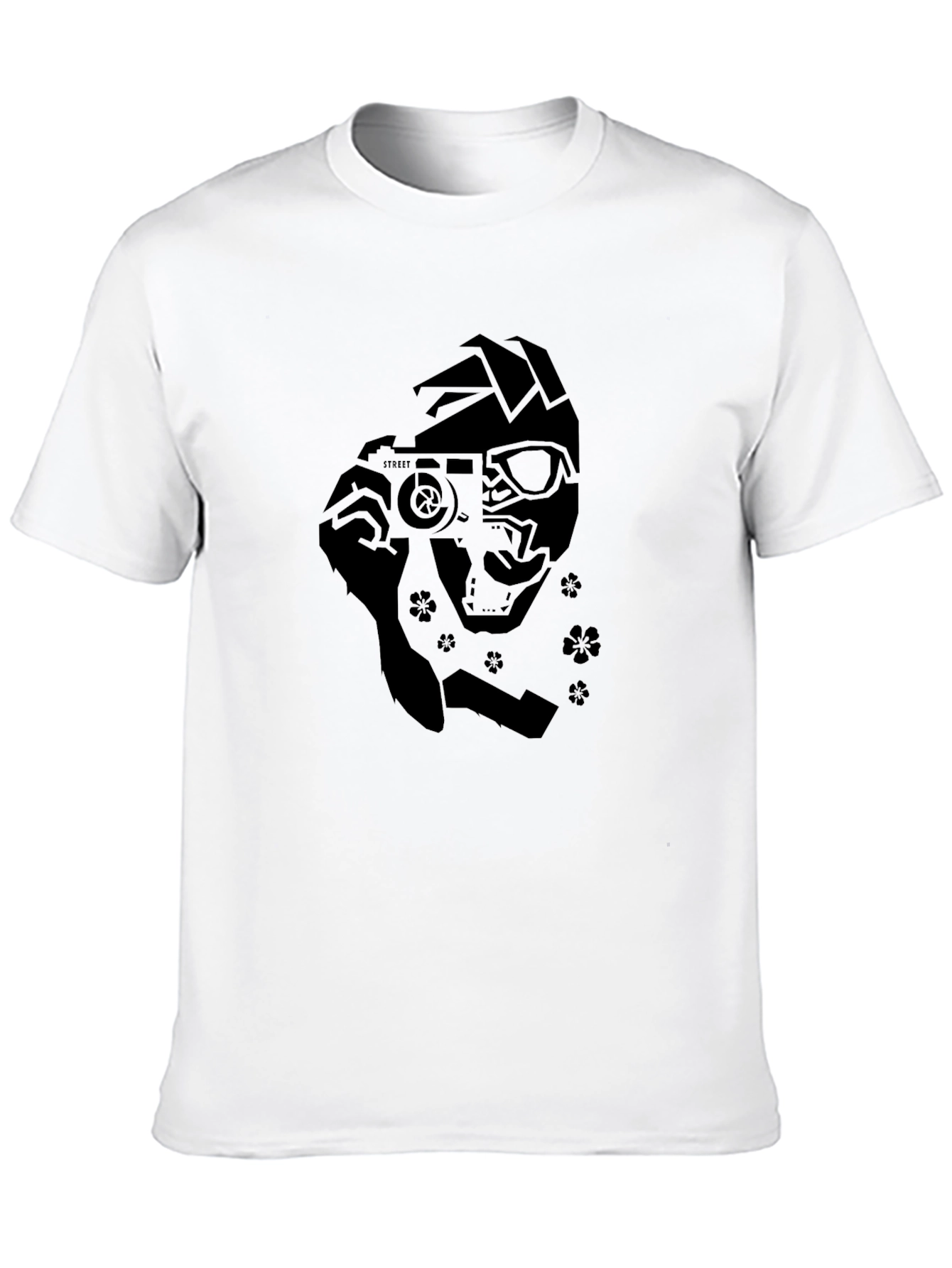 Camera Ninja Graphic Black T-Shirt