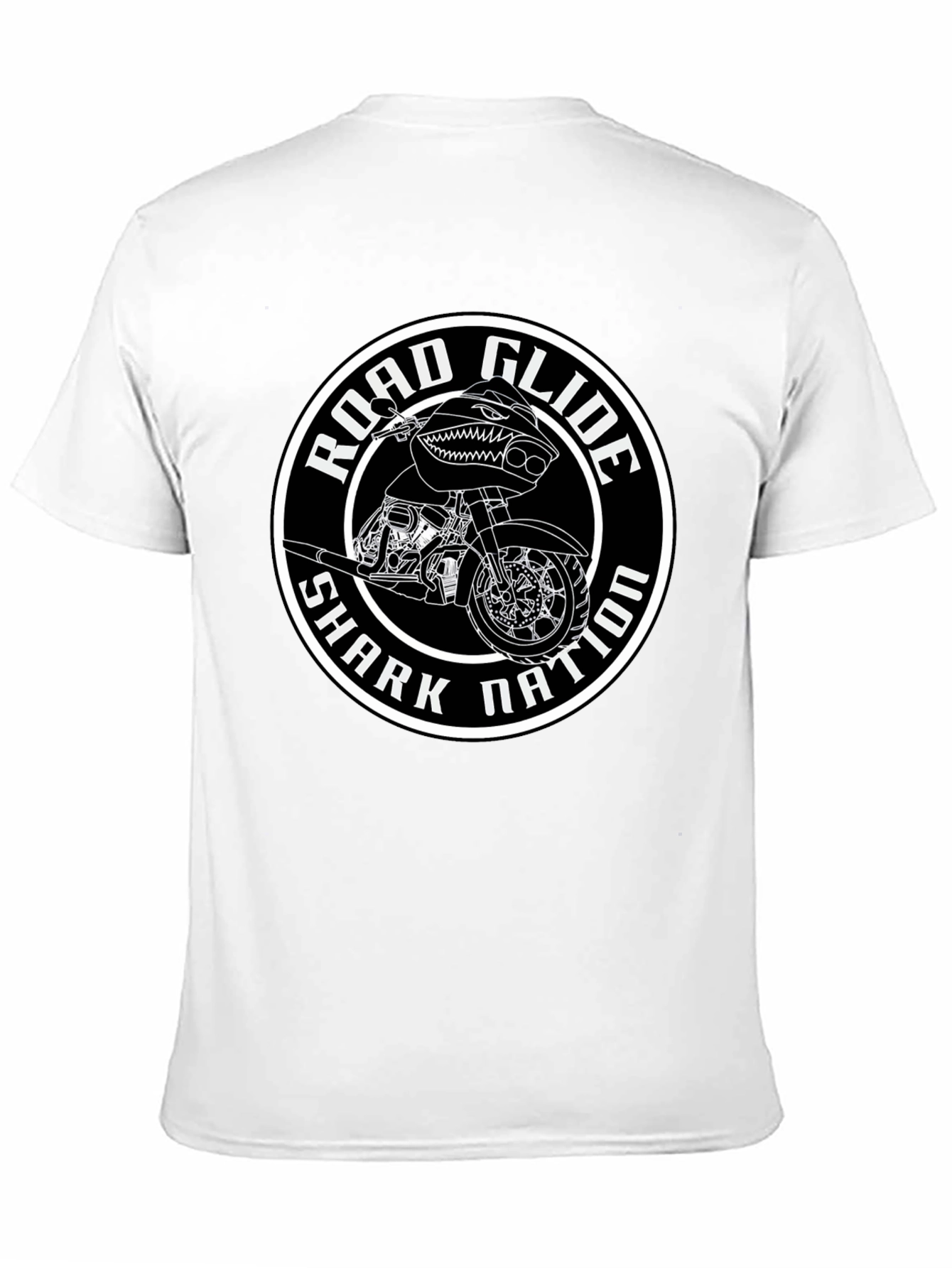 Road Glide Shark Nation Black T-Shirt