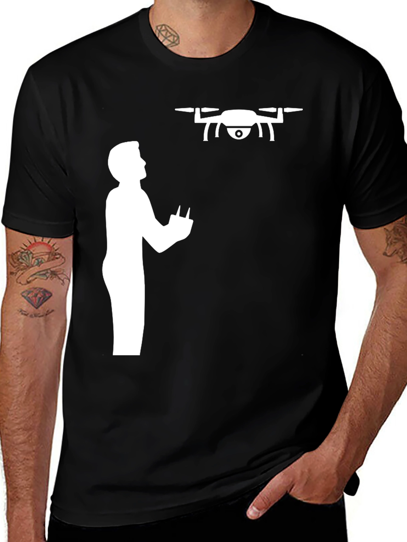 Drone Pilot T-Shirt - Black