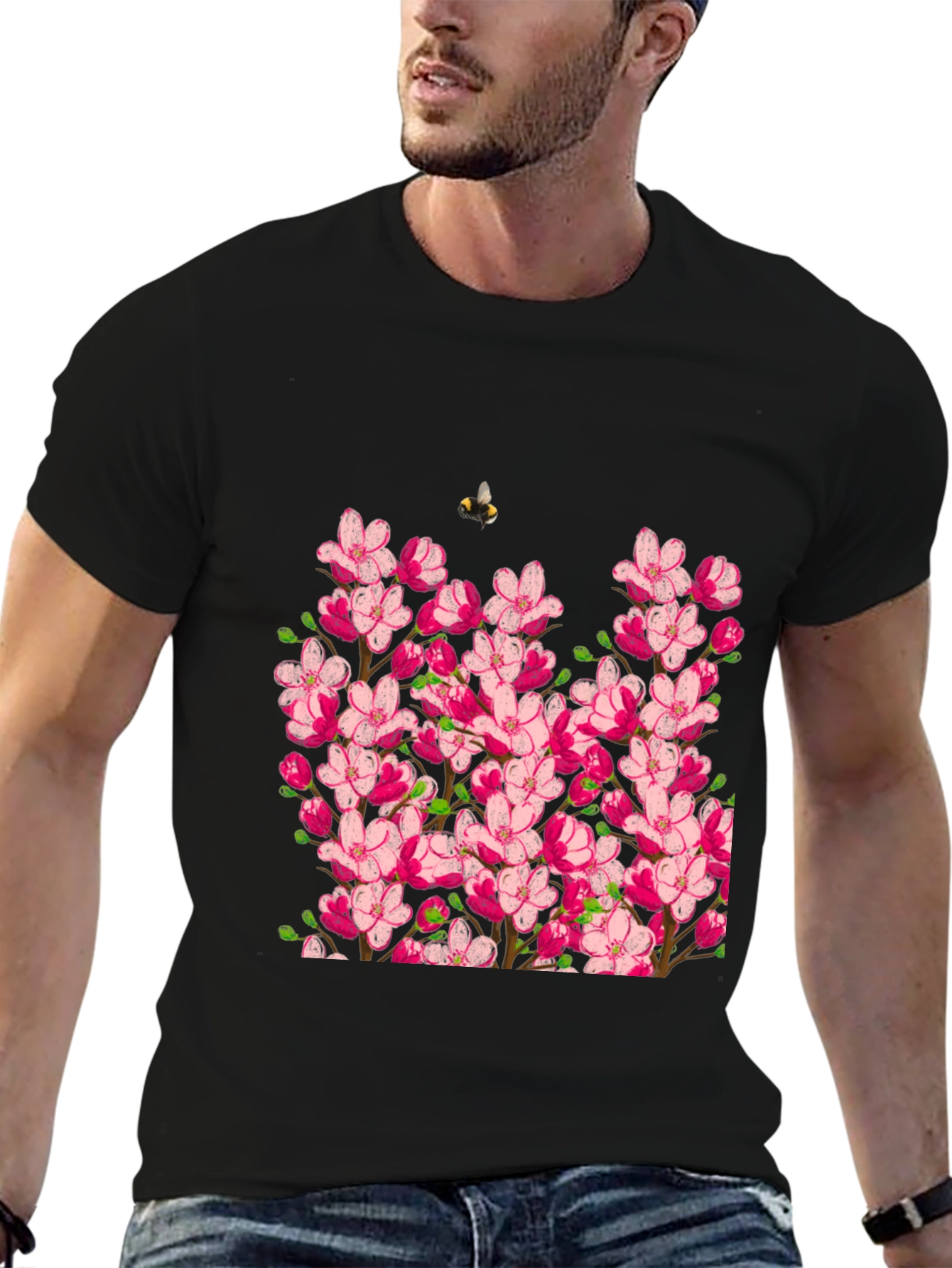 Floral Graphic Tee - Nature Inspired Design