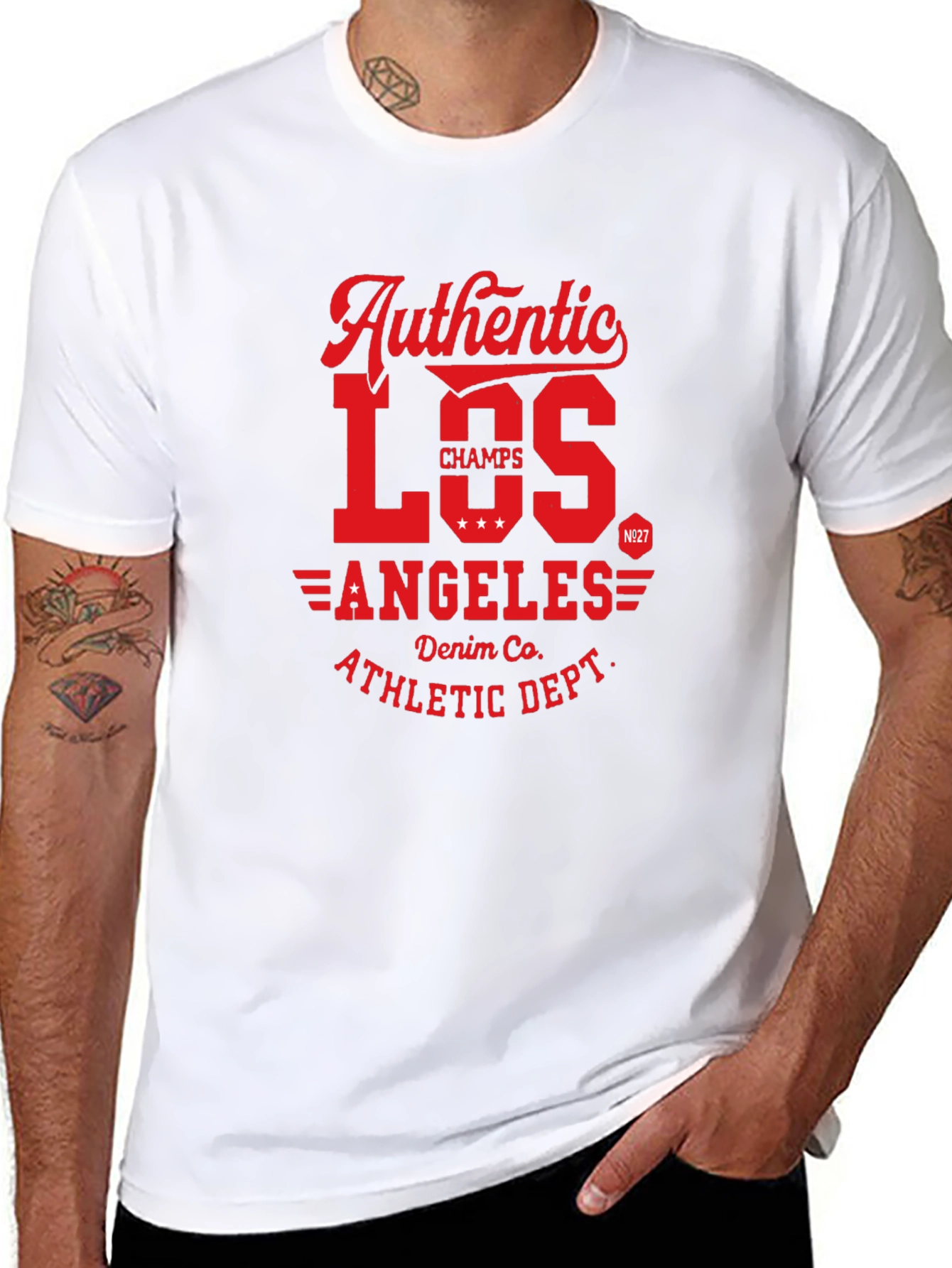 Authentic Los Angeles Athletic Dept. Black T-Shirt