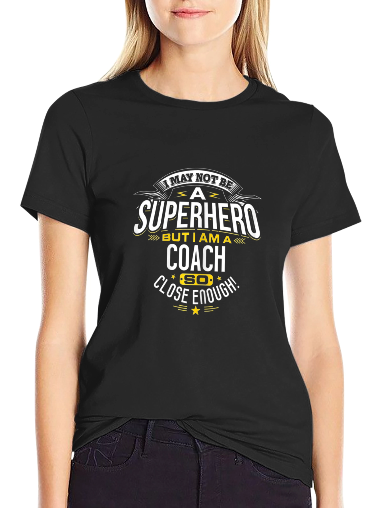 Coach Superhero Graphic T-Shirt