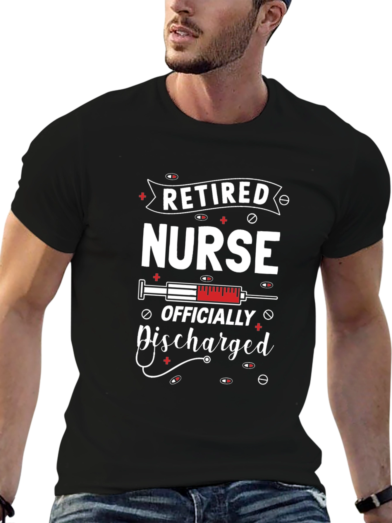 Retired Nurse T-Shirt - Officially Discharged