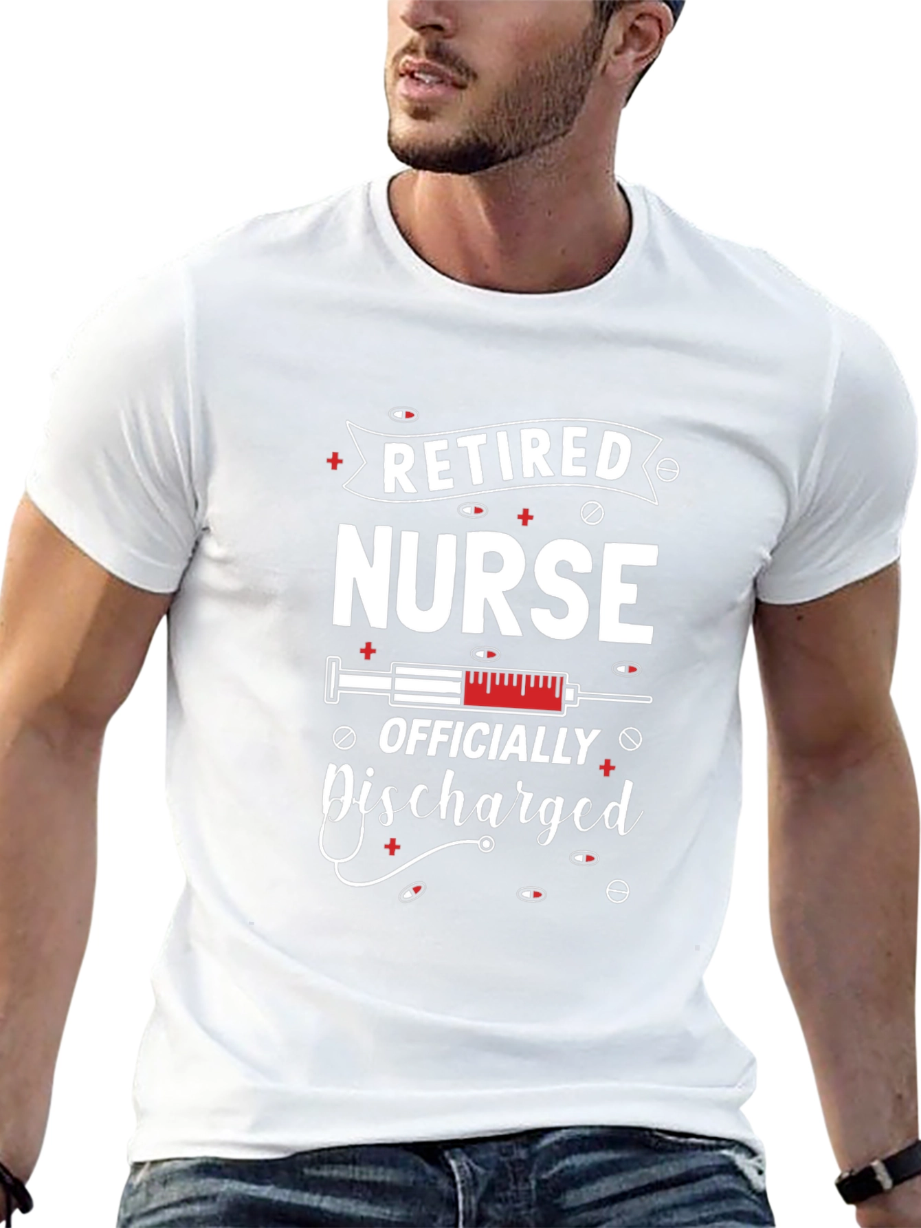 Retired Nurse T-Shirt - Officially Discharged