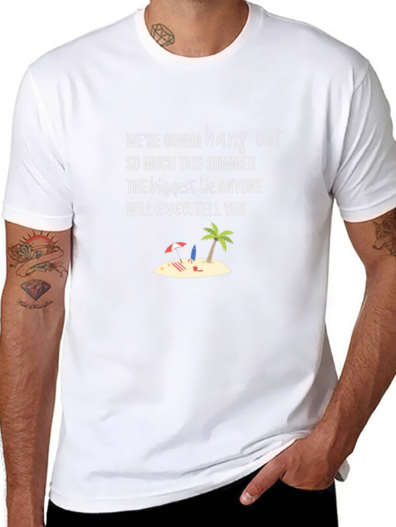 Funny Summer Lie T-Shirt - Hang Out Tee