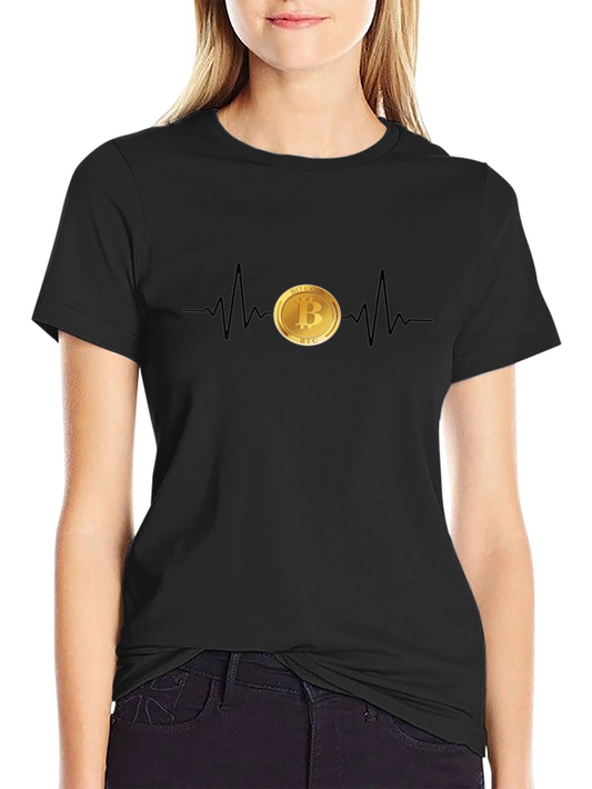 Bitcoin Heartbeat T-Shirt - Crypto Lover Tee