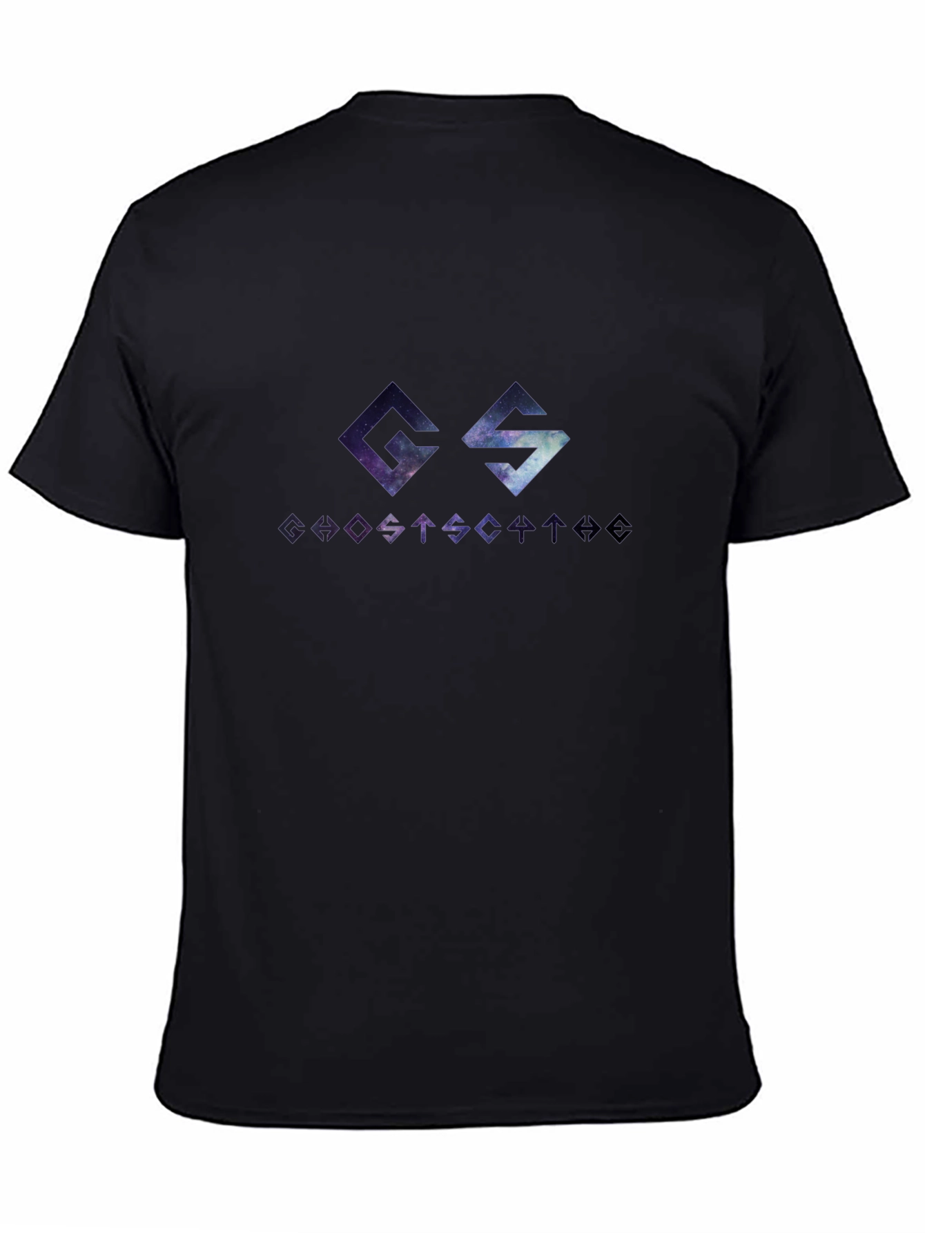 Ghostscaper Galaxy Tee - Black Cotton T-Shirt
