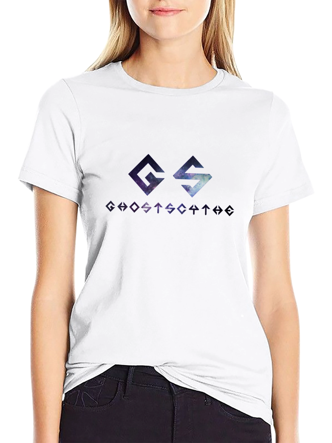 Ghostscaper Galaxy Tee - Black Cotton T-Shirt