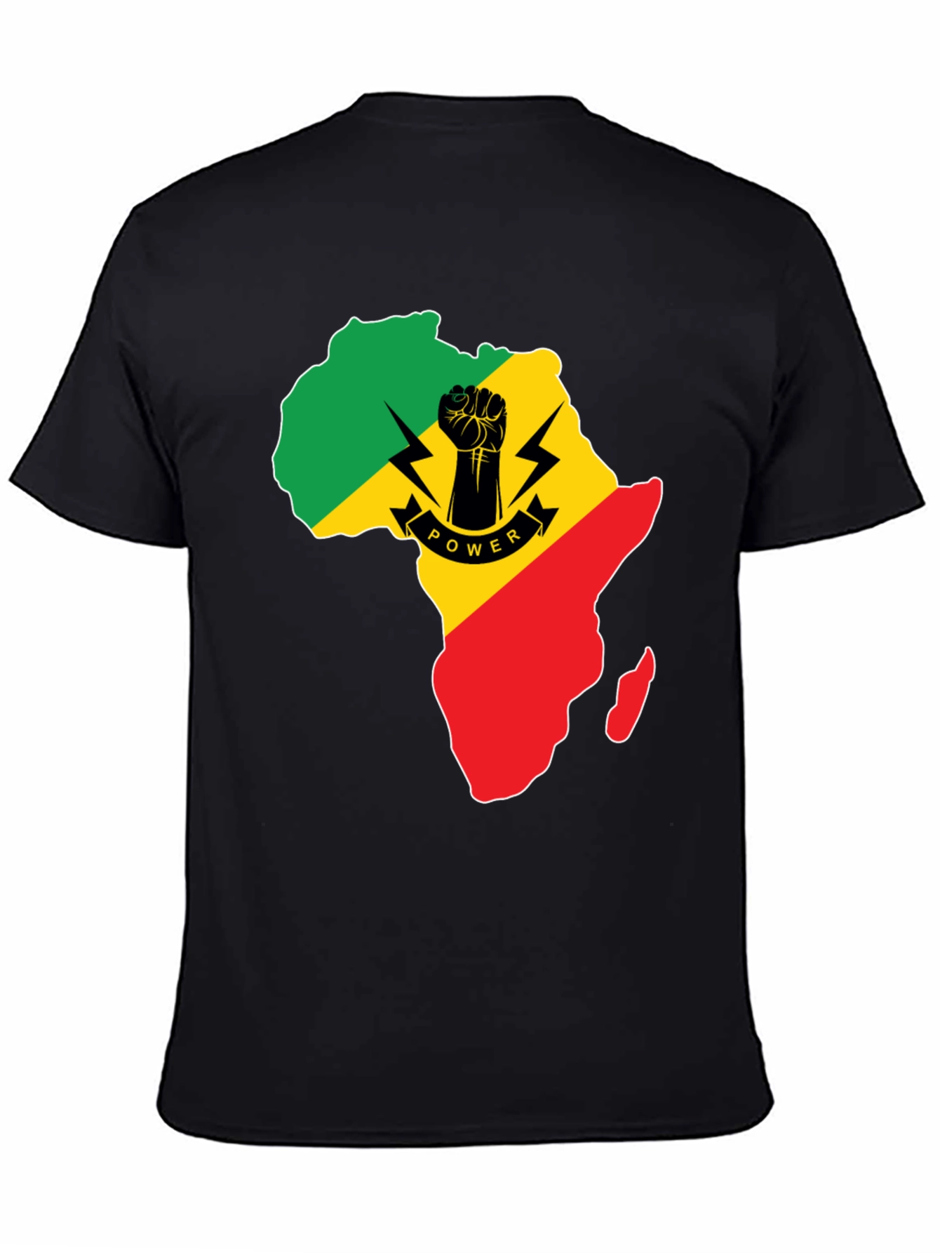 African Power T-Shirt - Black Pride Tee