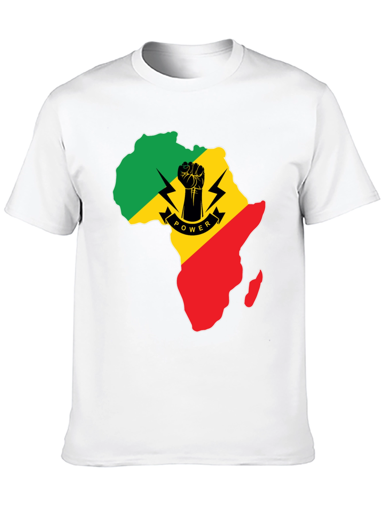 African Power T-Shirt - Black Pride Tee