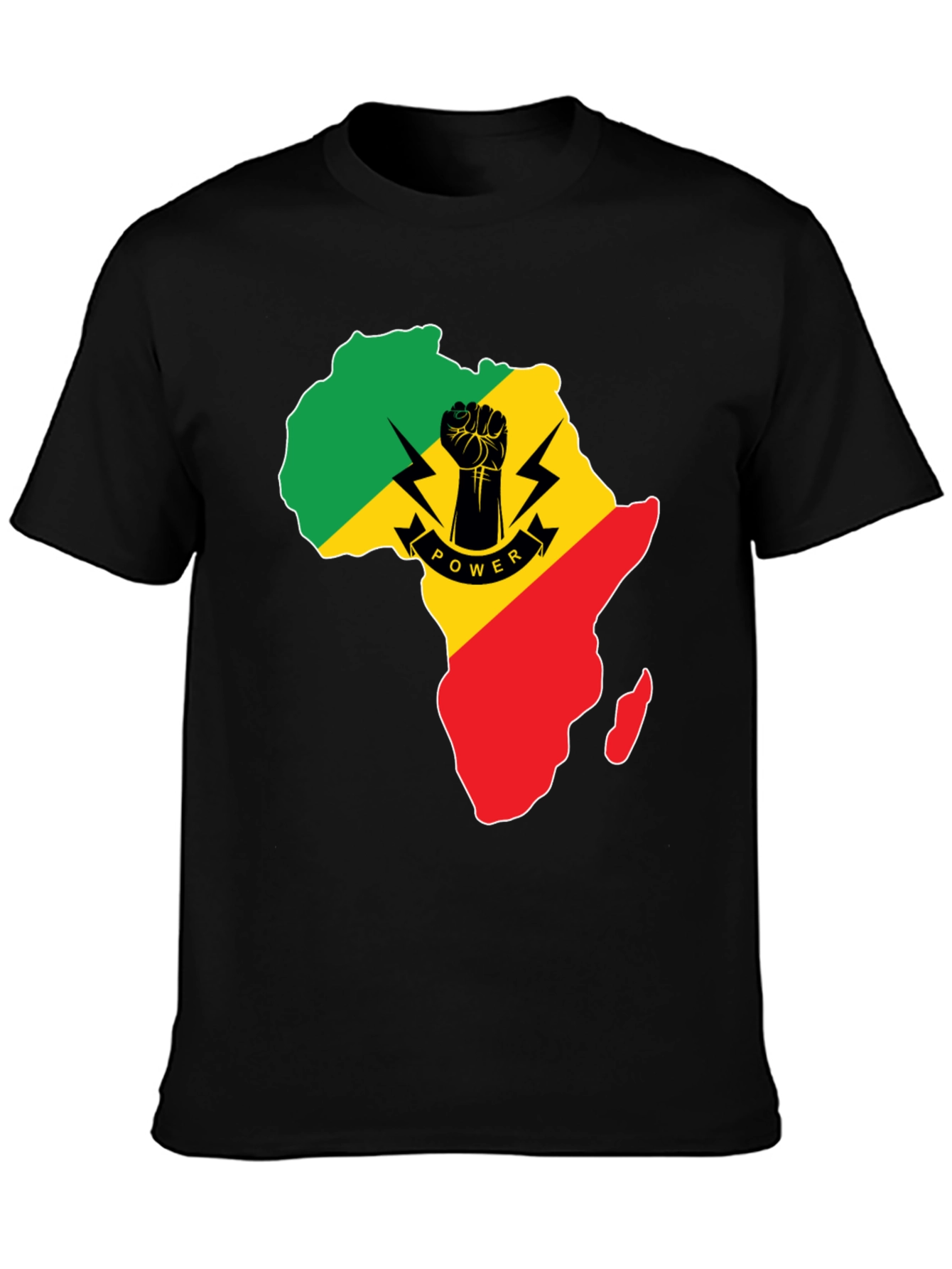 African Power T-Shirt - Black Pride Tee